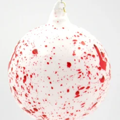 Winward New! Jim Marvin Peppermint Splash Glass Ball Ornaments