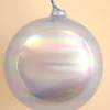 Winward Jim Marvin Periwinkle Ivory Pearl Glass Ball Ornaments Jim Marvin Ornaments