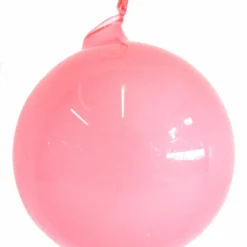 Winward Jim Marvin Light Pink Bubblegum Glass Ornaments