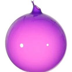 Winward Jim Marvin Purple Bubblegum Glass Ornaments Jim Marvin Ornaments