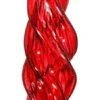TheHolidayBarn.com Jim Marvin Twisted Glass Icicle Ornaments, Red