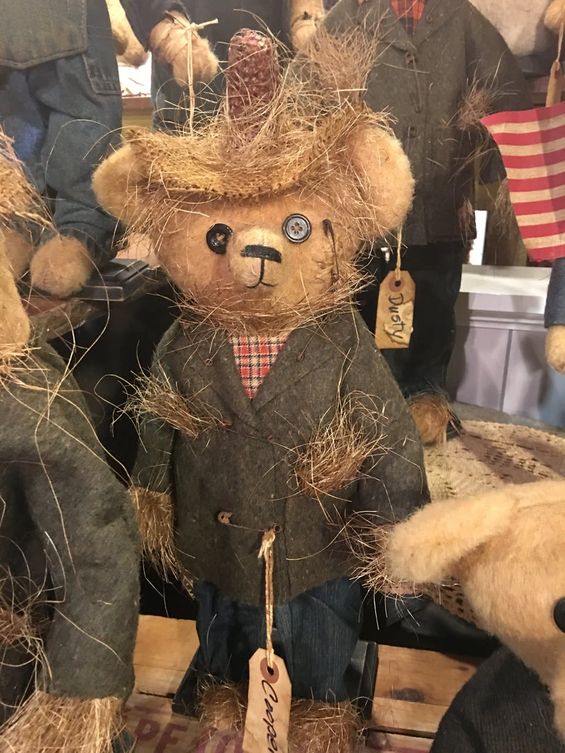 TheHolidayBarn.com Thanksgiving Jimmy Scarecrow Bear, Handmade 3 TheHolidayBarn.com Thanksgiving Jimmy Scarecrow Bear, Handmade