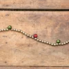 Ragon House Jingle Bell Garland, Red, Green & Silver