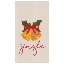 TheHolidayBarn.com Jingle Bells Flour Sack Kitchen Towel New!