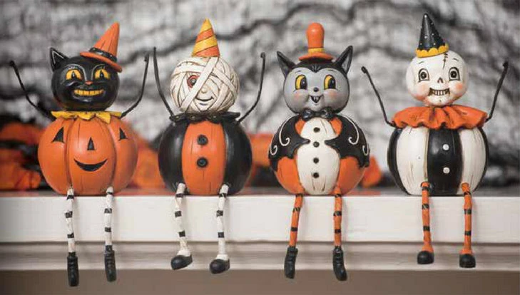 TheHolidayBarn.com New! Halloween Shelf Sitters, Johanna Parker 3 TheHolidayBarn.com New! Halloween Shelf Sitters, Johanna Parker
