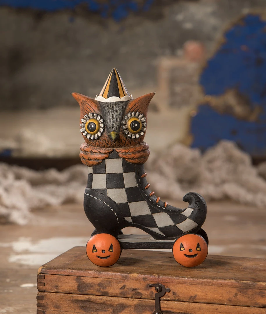 Bethany Lowe New! Roller Spook Hoot Owl 3 Bethany Lowe New! Roller Spook Hoot Owl