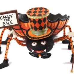 Katherine's Collection Silly Spider Candy Bowl New!