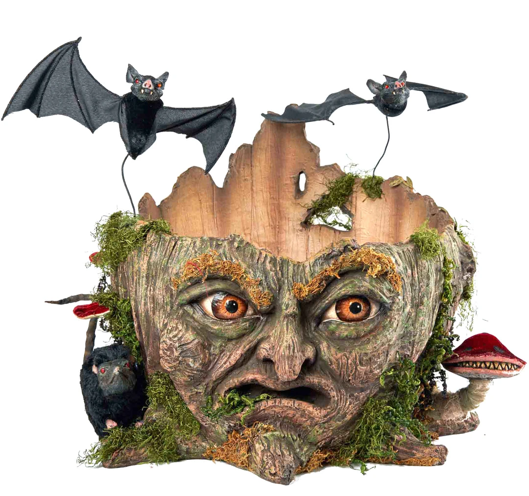 Katherine's Collection Walter Woodard Tree Stump Candy Container New! 3 Katherine's Collection Walter Woodard Tree Stump Candy Container New!