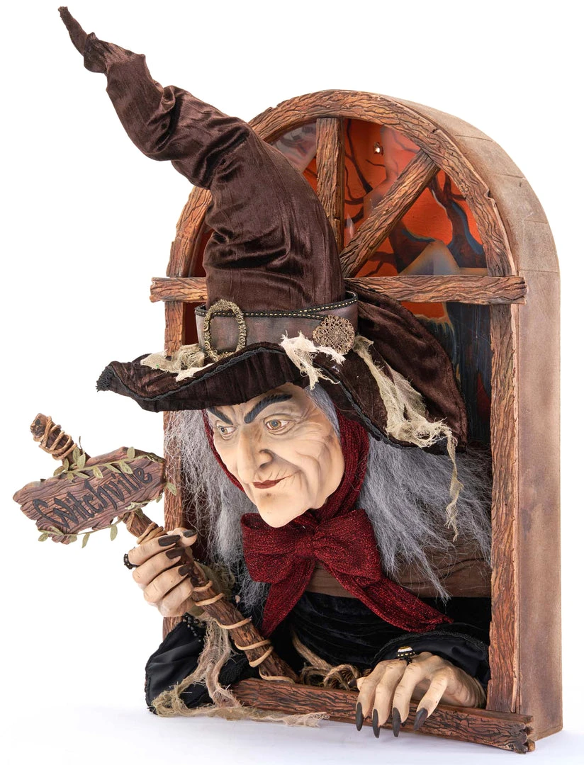 Katherine's Collection New! Which Way To Witchville Wall Piece 3 Katherine's Collection New! Which Way To Witchville Wall Piece