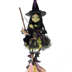 Katherine's Collection Witch On Broom New!