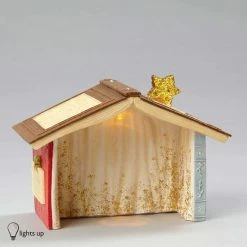 Heart Of Christmas Lighted Nativity Creche, Mini