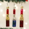 Old World Christmas Lipstick Ornaments 2 Old World Christmas Lipstick Ornaments