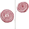 Mark Roberts Lollipop Spray - Red & White Swirl - Set Of 3
