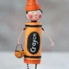 Lori Mitchell Orange Crayon Figurine 2 Lori Mitchell Orange Crayon Figurine