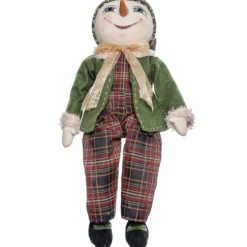Joe Spencer Lucas Snowman Doll New!