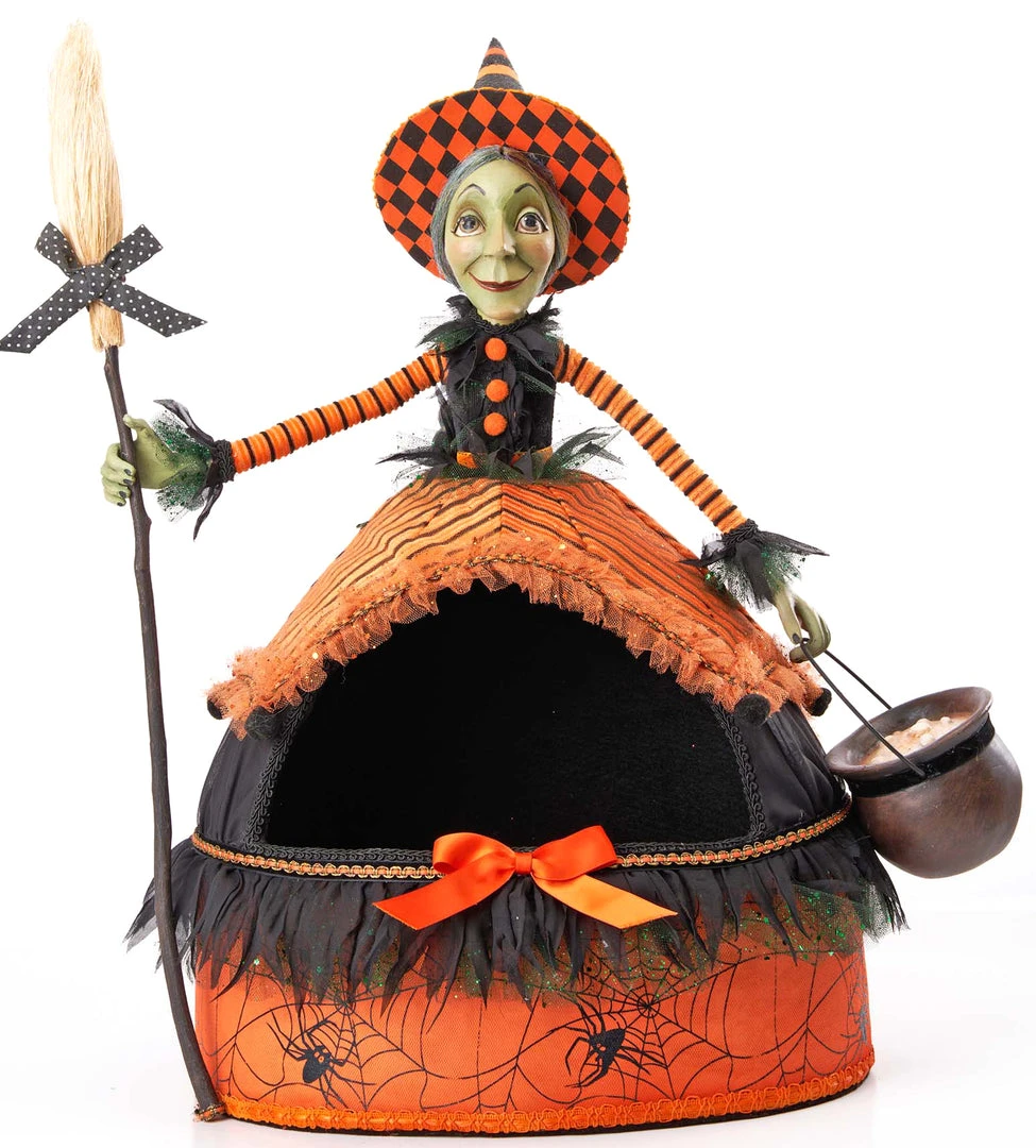 Katherine's Collection Lylah Witch Candy Container New! 3 Katherine's Collection Lylah Witch Candy Container New!