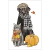 Mary Lake-Thompson New! Dapper Fall Dog & Cat Towel 2 Mary Lake-Thompson New! Dapper Fall Dog & Cat Towel