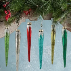 Bethany Lowe Mini Jolly Icicle Ornaments