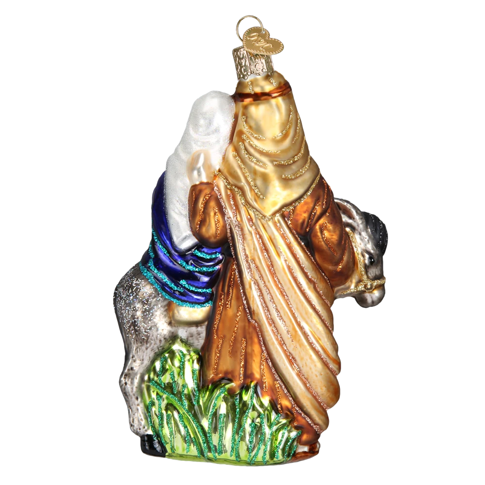 Old World Christmas Flight To Egypt Ornament 5 Old World Christmas Flight To Egypt Ornament