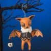 Bethany Lowe New! Orange Oliver Bat Ornament