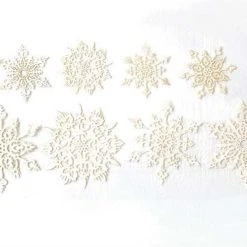 Creative Co-Op Paper Snowflake Cutouts, 16 - Snowflakes