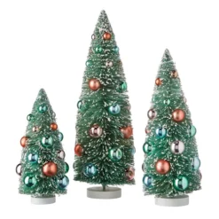 Raz New! Pastel Bottle Brush Trees