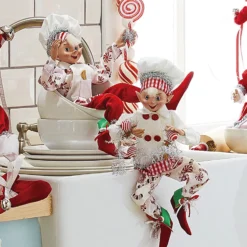 Raz Peppermint Candy Elves