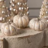 Bethany Lowe Polka Dot Pumpkin Luminaries, Ivory & Gold 1 Bethany Lowe Polka Dot Pumpkin Luminaries, Ivory & Gold