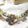 The Holiday Barn Valentine's Day Floral Necklace