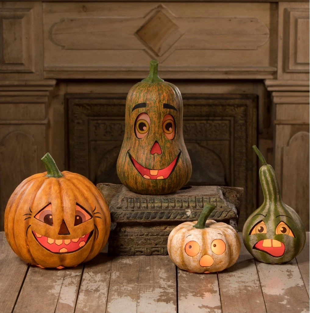 Bethany Lowe Grouchy Gourd Luminary 4 Bethany Lowe Grouchy Gourd Luminary