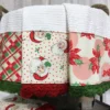 TheHolidayBarn.com Retro Christmas Kitchen Bar Towels With Hand Crocheted Trim 2 TheHolidayBarn.com Retro Christmas Kitchen Bar Towels With Hand Crocheted Trim