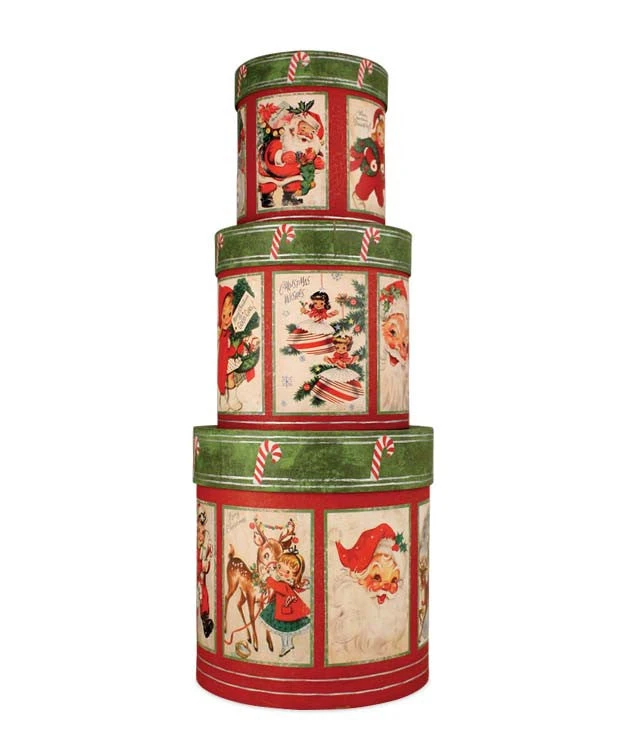 Bethany Lowe Retro Christmas Nesting Boxes 3 Bethany Lowe Retro Christmas Nesting Boxes