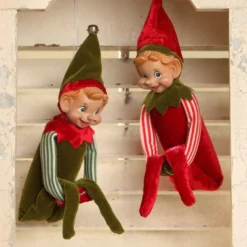Bethany Lowe Retro Elf Ornaments