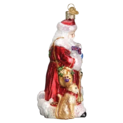 Old World Christmas Santa's Furry Friends Ornament 8 Old World Christmas Santa's Furry Friends Ornament