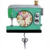 Allen Designs Green Sewing Machine Clock Clocks 1 Allen Designs Green Sewing Machine Clock Clocks