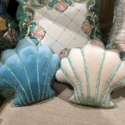 Katherine's Collection New! Treasures Shell Accent Pillow