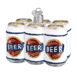 Old World Christmas Six Pack Of Beer Ornament