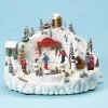 The Holiday Barn Skating Pond Music Box Christmas Music Boxes 2 The Holiday Barn Skating Pond Music Box Christmas Music Boxes