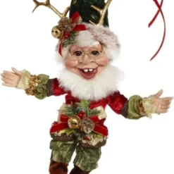 New! Mark Roberts Sleigh Ride Elf - 13"