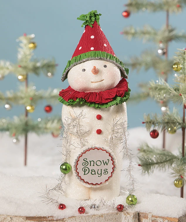 Bethany Lowe Snow Days Snowman New! 3 Bethany Lowe Snow Days Snowman New!