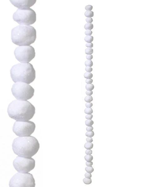 Raz New! Snowball Garland 4 Raz New! Snowball Garland