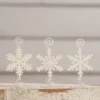 Bethany Lowe Snowflake Card Holders, Set Of 3