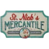 Raz New! St. Nick's Mercantile Sign