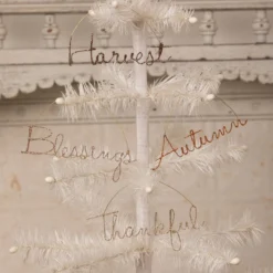 Bethany Lowe Cursive Fall Word Ornaments