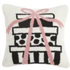 TheHolidayBarn.com Tiffany's Gifts Hooked Pillow Christmas