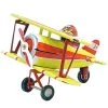 TheHolidayBarn.com Tin Toy Biplane Reproduction Ornament