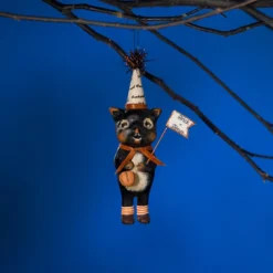 Bethany Lowe Trick Or Treat Kitty Cat Ornament New!