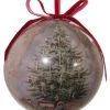 ShiShi Victorian Christmas Decoupage Ball Ornament, Christmas Tree 1 ShiShi Victorian Christmas Decoupage Ball Ornament, Christmas Tree