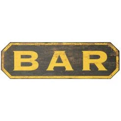 Creative Co-Op Vintage Bar Sign
