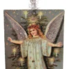 ShiShi Vintage Christmas Angel Postcard Ornament 2 ShiShi Vintage Christmas Angel Postcard Ornament